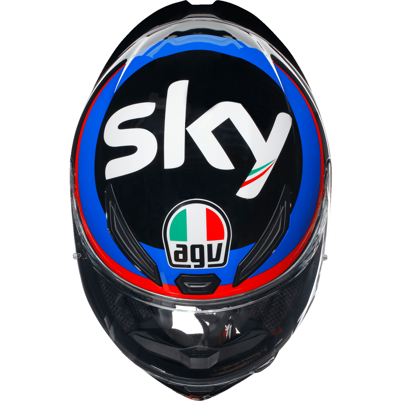 AGV K1 S Helmet VR46 Sky Racing Team Black/Red Small 2118394003023S