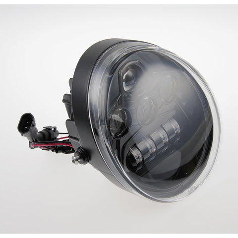 LED headlight Daymaker, black suitable for Harley-Davidson models: VRSC V-Rod & Night Rod Special